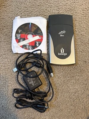 Iomega 20GB USB 2.0 Slim 2.5" External Hard Drive 4200rpm - Image 1 of 4