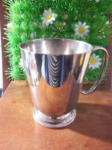 Vintage Trophy Tankard Alex Clark & Co Welbeck Silver Plate Engraved Xmas 1959 - Picture 1 of 3