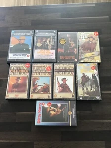 Clint Eastwood x 9 VHS Videos collectable Vintage All listed - Picture 1 of 13