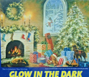 .PUZZLE..JIGSAW..BOEHME.Not A Creature Was Stirring..Glow In Dark.1000pc.Sealed. - Picture 1 of 1