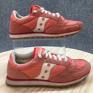 Saucony Shoes Womens 7.5 Jazz Original Sneaker S1866-230 Pink Suede Lace Up Low - Picture 1 of 19