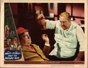 Abbott & Costello Incontra l'Uomo Invisibile Biglietto Lobby Originale #4 1953 - Foto 1 di 2