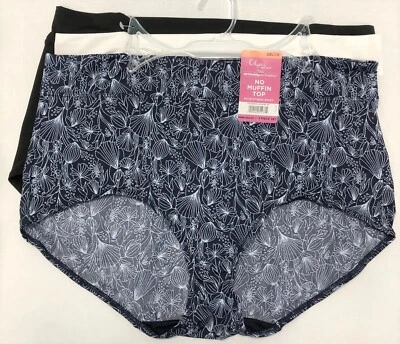 Olga by Warner's Briefs Microfibra Sin Muffin Top Sin Pellizcar Paquete de 3 GS3973 NUEVO Foto 1 de 4