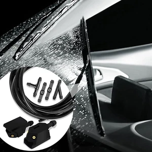 Universal Windshield Washer Hose Kit 2M Fluid Tube & 4Pcs Connectors & 2 Nozzles - Picture 1 of 8