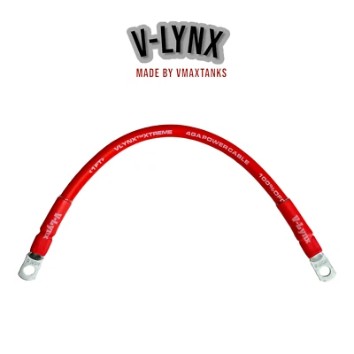 Cable de batería personalizado calibre 4 AWG cobre coche energía solar cable inversor RV soldadura Foto 1 de 4