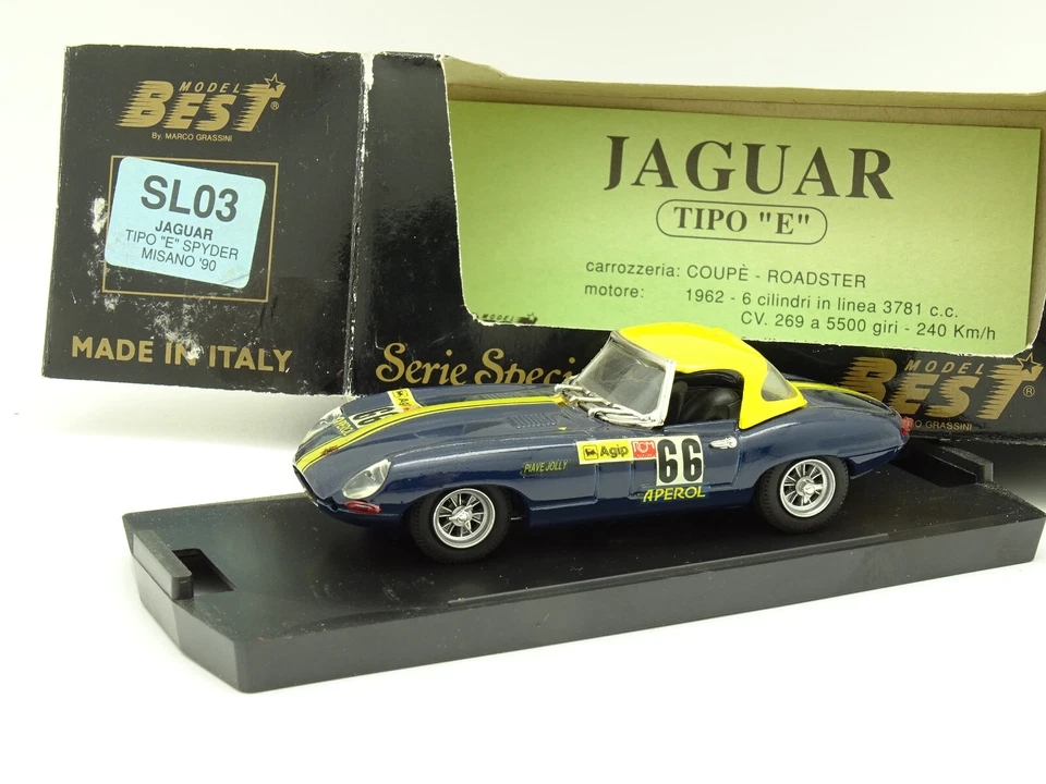 Best 1/43 - Jaguar Type E Spider Misano 1990 Foto 1 de 1