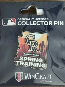Colorado ROCKIES 2025 Spring Training Cactus League MLB Baseball Logo Pin - Picture 1 of 3