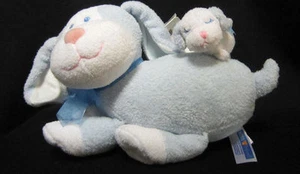 Kids Preferred Musical Plush Blue and White Dog with Puppy - Picture 1 of 5