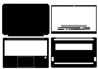 Sticker Skin Cover for HP Book 14-ep0353TU 14" 2023 Laptop Carbon Vinyl Guard - Image 1 of 4