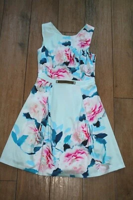 NEW! YUMI satin skater dress SIZE 8 10 evening party occasion vintage style - Image 1 of 4