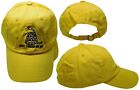 Gadsden DTOM White Snake Light Yellow Washed Cotton Embroidered Cap Hat