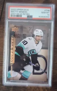 2022-23 Extended Series 2007-08 Young Guns Retro Matty Beniers PSA 10 Rookie RC - Picture 1 of 1