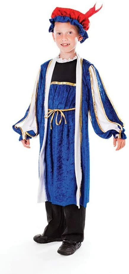 Día Mundial del Libro Real, Niño Tudor, Príncipe, Rey, Elegante Vestido talla 128 cm GRATIS P&P Foto 1 de 1