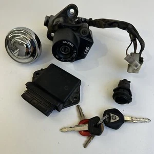 Yamaha XVS1100 Classic 2003 Full ignition tank seat lock set with ECU computer - Picture 1 of 12