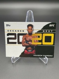 TOPPS UFC 2020 HAKEEM DAWODU DECADES NEXT INSERT CARD NM