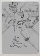 2016 Donruss Elite Printing Plate Black 1/1 Khalil Mack #52 9a7