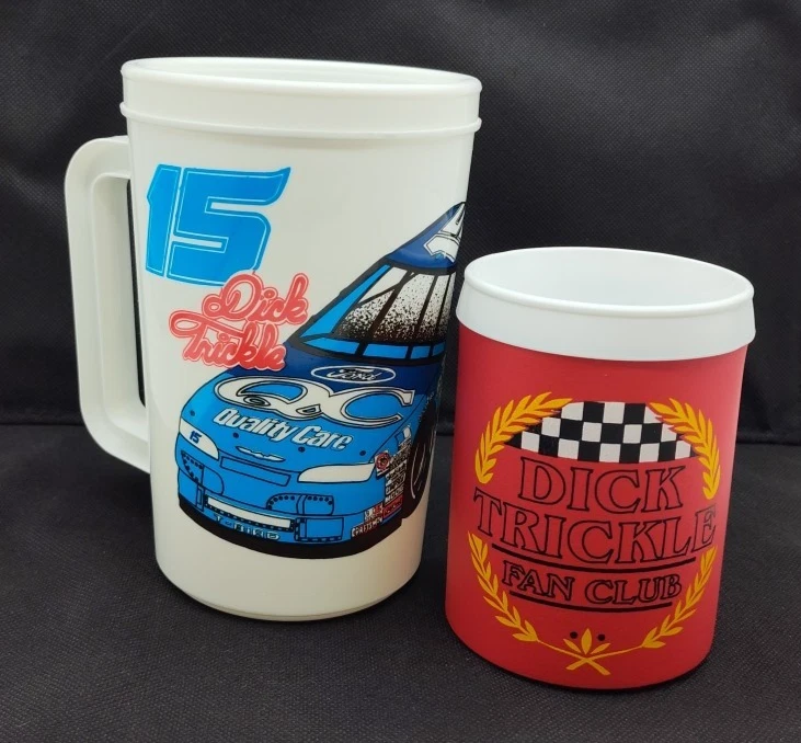Taza Dick Trickle NASCAR Fan Club Koozie Clásica Coolie y Super Térmica 22 OZ De Colección Foto 1 de 4