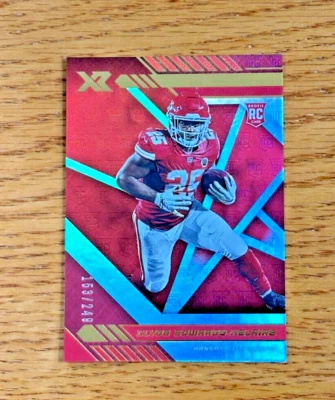 CLYDE EDWARDS-HELAIRE 2020 Panini XR #121 Rookie RC Red /249 - Image 1 of 2