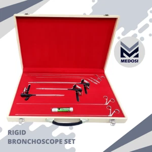 Medosi Bronchoscope Rigid Set with Fiberoptic Light STR Forceps Suction Tube Set - Picture 1 of 4