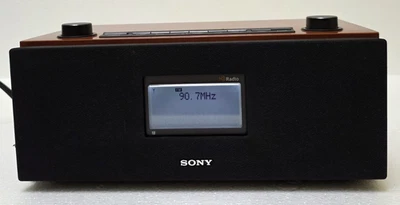 Sony XDR-S3HD HD Radio AM/FM Mesa Acabado Madera Probado y Funcionando - Sin Control Remoto Foto 1 de 4