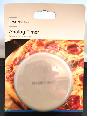 Mainstays  1 Hour Kitchen Timer  Manual Cooking Timer NEW in package  - Image 1 of 4