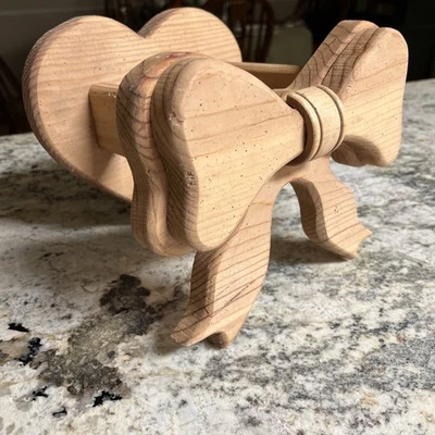 Colgador de pared grande de madera estilo rústico con soporte para manta de edredón vintage Foto 1 de 4