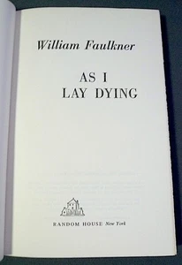 As I Lay Dying by William Faulkner (1957, Random House) - Picture 1 of 9