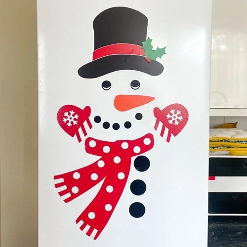 ANKER INT / DESIGN GROUP Christmas Snowman Fridge Magnet Sticker Decoration