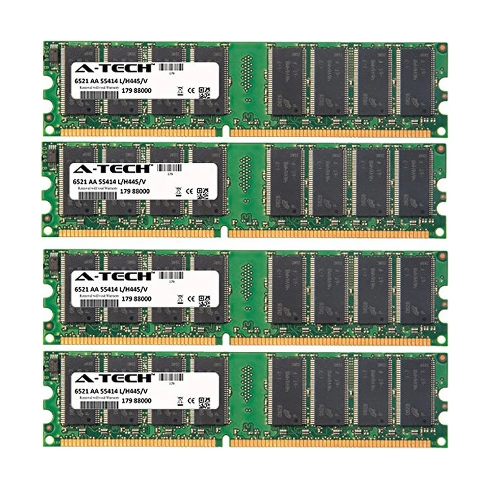 4GB KIT (4 x 1GB) for Dell Dell Dimension 4600 4600C 4600i 8300 XPS. DIMM DDR... - Image 1 of 1