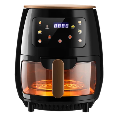 6L Heißluftfritteuse 1400W Heissluft Fritteusen Heißluft Ofen Friteuse Digitale - Bild 1 von 4