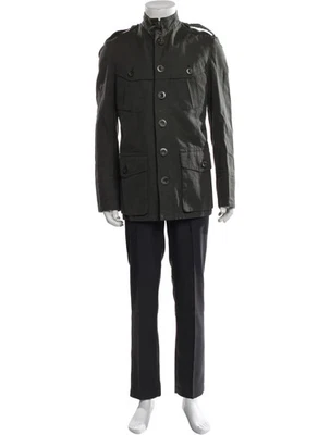 Chaqueta Parka De Colección GUCCI 2000s Para Hombre Verde S EE. UU. 36 Algodón/Cáñamo M-65 Foto 1 de 4