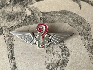 Insigne Badge Broche Point d'interrogation Aviation Air Militaire à identifier - Bild 1 von 2