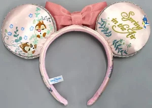 Diadema Minnie Mouse Chip Dale Disney Spring Air 2022 Tokyo Limited - Imagen 1 de 1