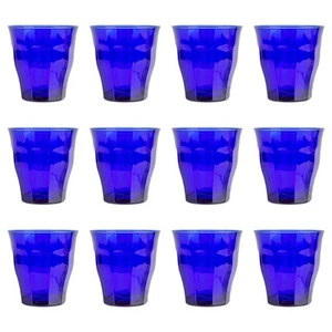 12x Duralex Sapphire 250ml Picardie Glass Tumblers Water Whiskey Drinking Set - Picture 1 of 6