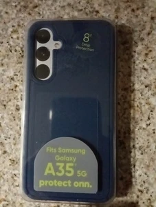 Protect ONN Samsung Galaxy A35 5G Blu Custodia Gel Protettiva NUOVO - Foto 1 di 2