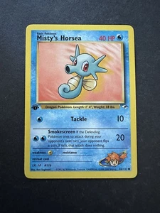 Pokemon Gym Heroes 1. Edition Misty’s Horsea 86/132 - Bild 1 von 2