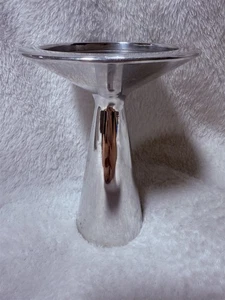 NAMBE STUDIOS FLARE 5.5" CANDLE HOLDER POLISHED HOLLOWWARE ALUMINUM ALLOY - Picture 1 of 9