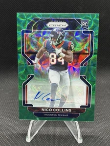2021 Panini Prizm Nico Collins #360 Green Scope Prizm /75 Rookie Auto Texans - Picture 1 of 3