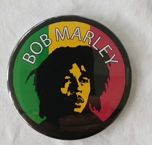 Bob Marley Kühlschrankmagnet 3" x 3" rund lizenziert - Bild 1 von 4