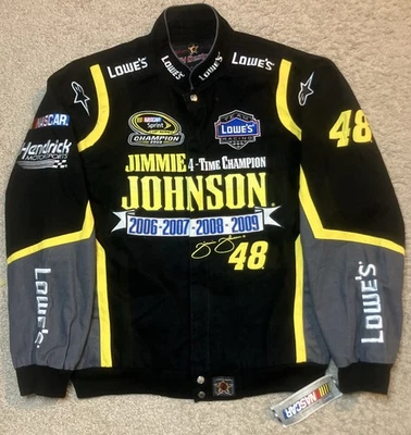 Chaqueta De Colección NASCAR Jimmie Johnson 4 veces Campeón Por JH Design Grande NASCAR Foto 1 de 4