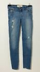 Hollister filles denim bleu déchiré jeans skinny taille 1 ordinaire avec entrejambe 31"