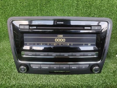 Skoda 3t0035161g 3t0 035 161 G 28287571 Original Car Radio - Image 1 of 4