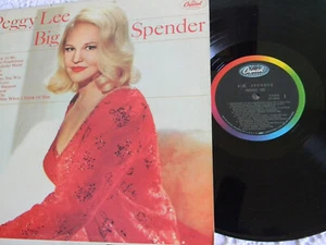 Peggy Lee Big Spender USED LP VINYL 1966 Capitol Records T 2475 Jazz Pop Vocal - Foto 1 di 6