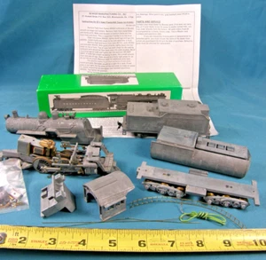 Vintage Bowser Locomotive - Tender - + Box & Other Parts HO Scale 4-REPAIR PARTS - Picture 1 of 12