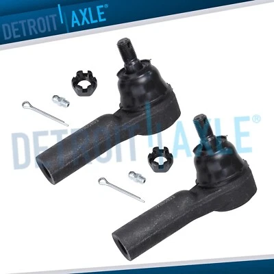 Pair Front Outer Tie Rod End Links for Ford Escape Mazda Tribute Mercury Mariner - Image 1 of 4