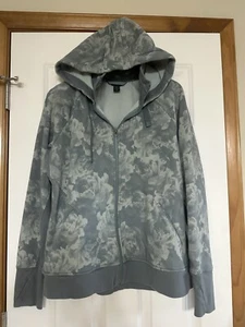 Athleta Triumph Full Zip Hoodie, Green, XL - Picture 1 of 5