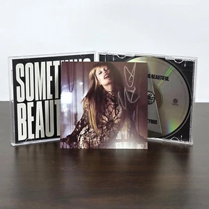 MILEY CYRUS Something Beautiful CD with SIGNED Autographed Insert - Picture 1 of 1