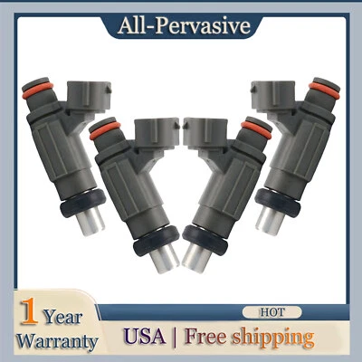 Juego de 4 inyectores de combustible para Kawasaki VULCAN 2000 04-10 1700 2009-2022 Foto 1 de 4