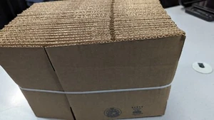 ✅ ULINE 8x4x4 Corrugated Cardboard Shipping Packing Boxes ( 25 Pieces Bundle) ✅ - Picture 1 of 4