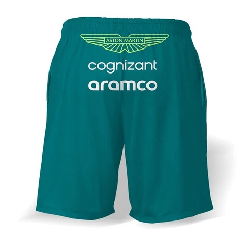 2023 New F1 Team Aston Martin Summer Shorts Formula One Racing Driver Alonso New Cover